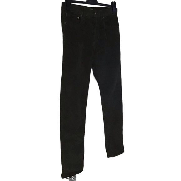 J Crew Mercantile olive green corduroy jeans, slim straight cut size 29 - Picture 10 of 12